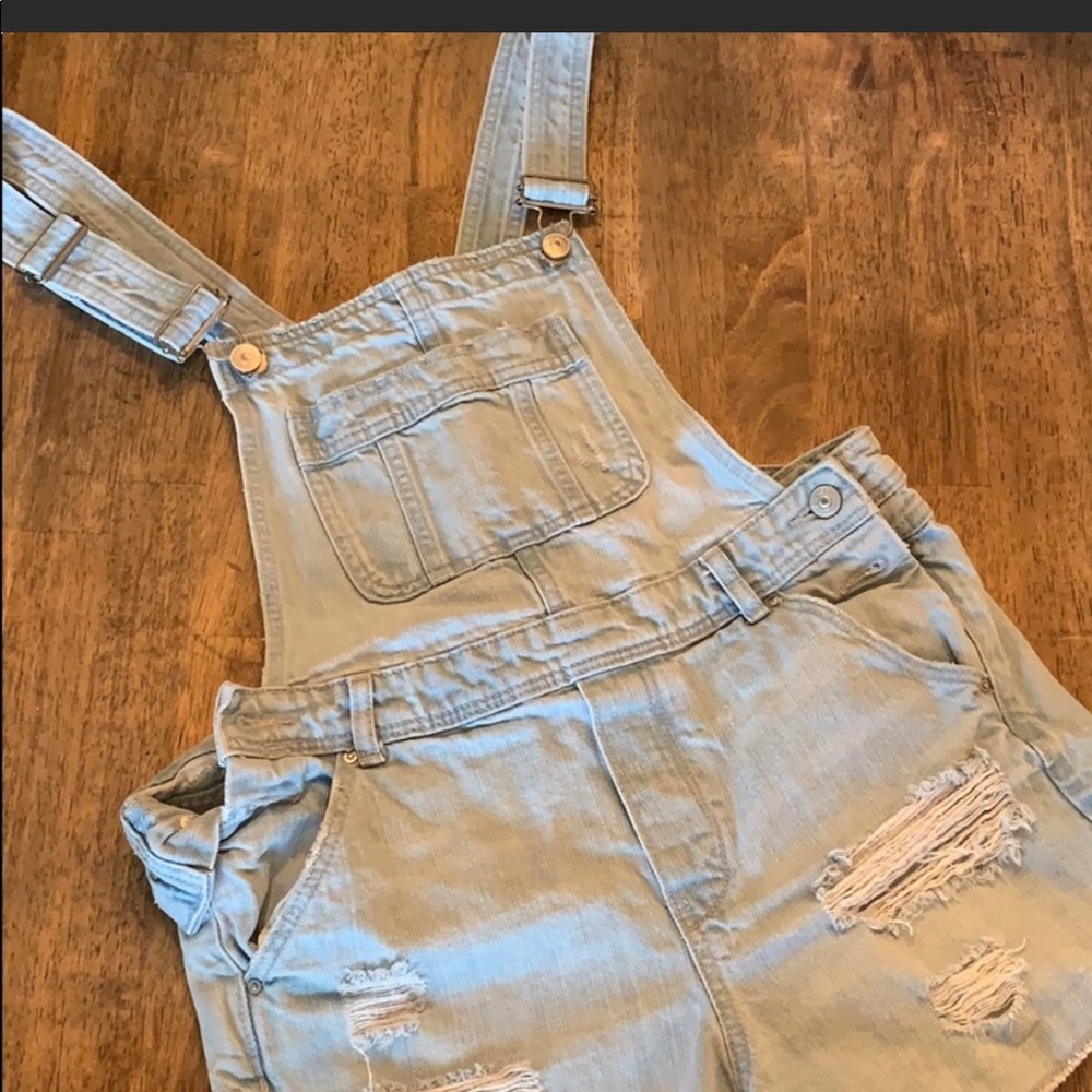 H&M Coachella Overall Shorts